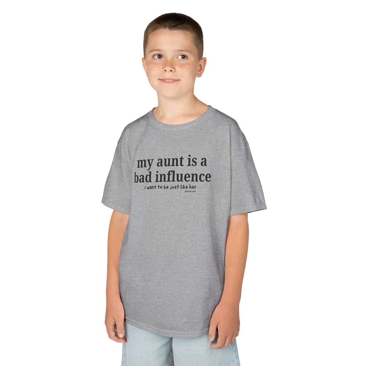 My Aunt Is a Bad Influence - Kids T-shirt