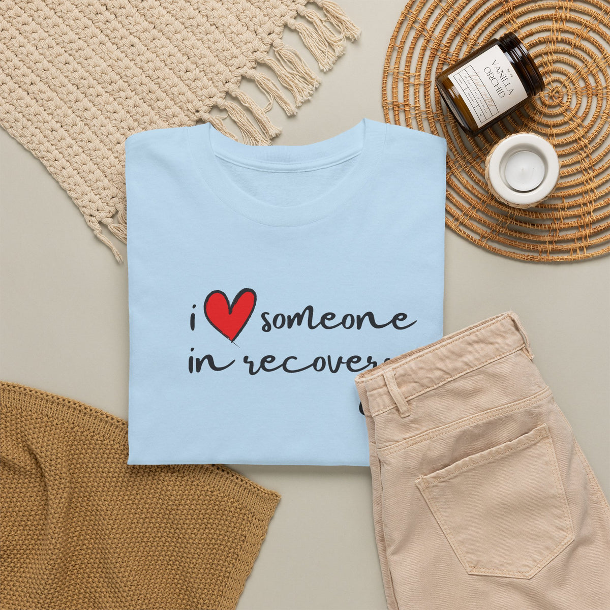 I ❤️ someone in recovery T-Shirt Red heart