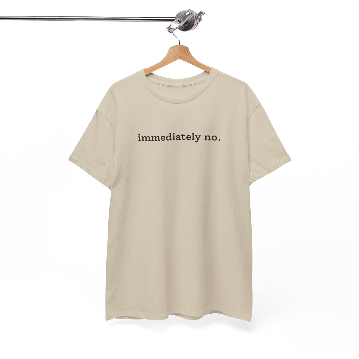 immediately no. Minimalist Statement T‑Shirt