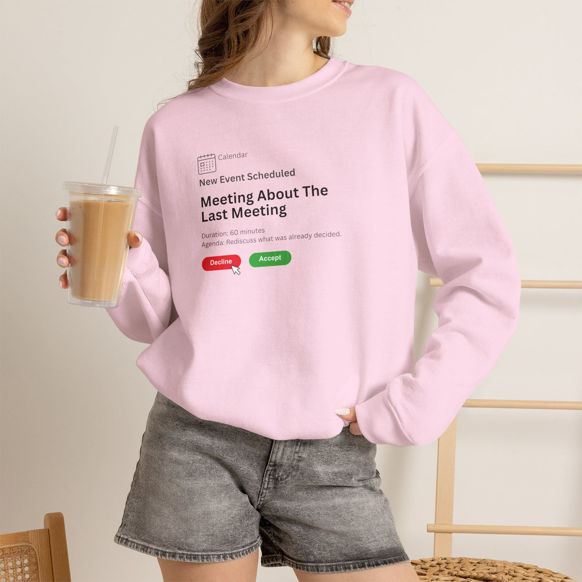 Meeting About The Last Meeting Sweatshirt