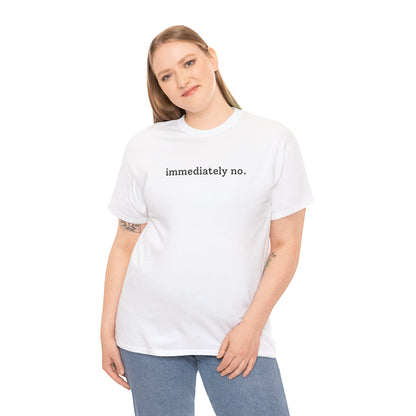 immediately no. Minimalist Statement T‑Shirt