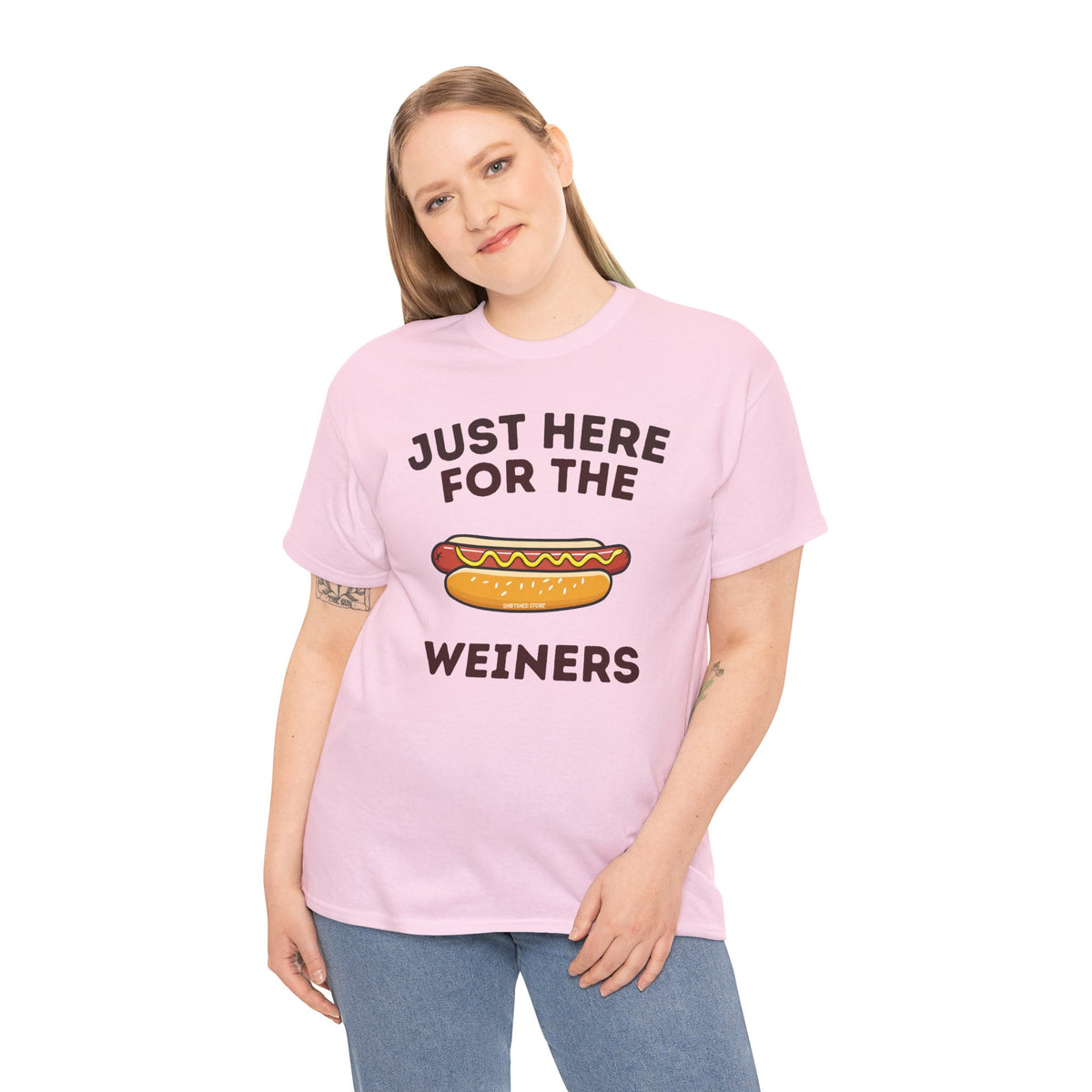 Just Here For The Weiners  T-Shirt