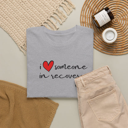 I ❤️ someone in recovery T-Shirt Red heart