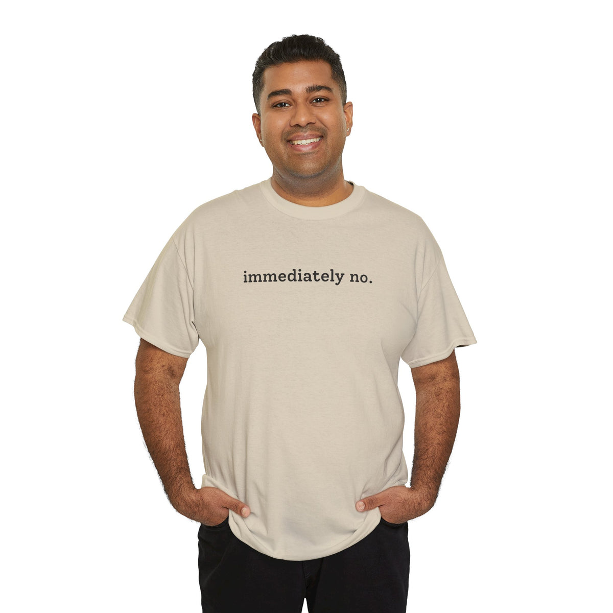 immediately no. Minimalist Statement T‑Shirt