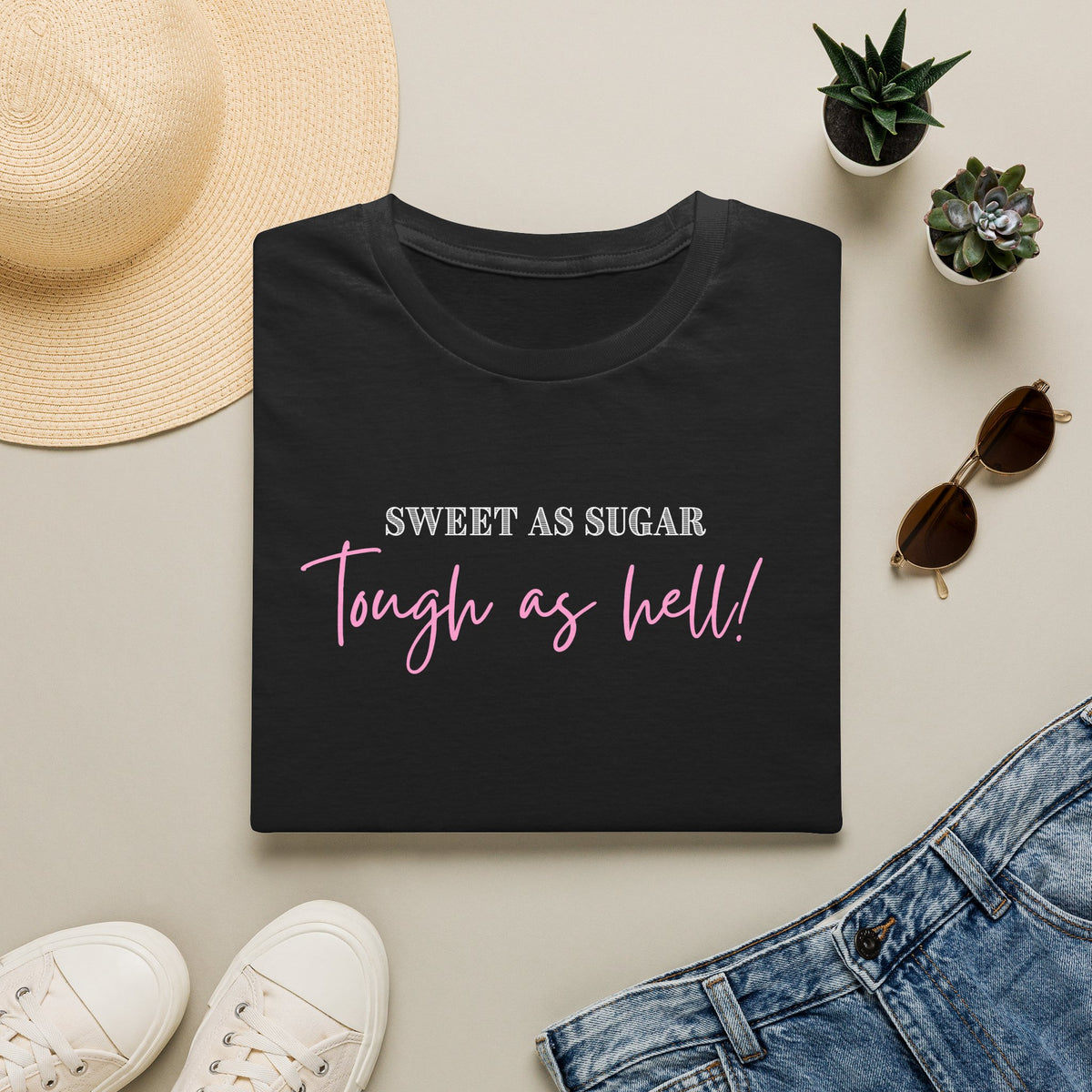Sweet as Sugar, Tough as Hell T-Shirt