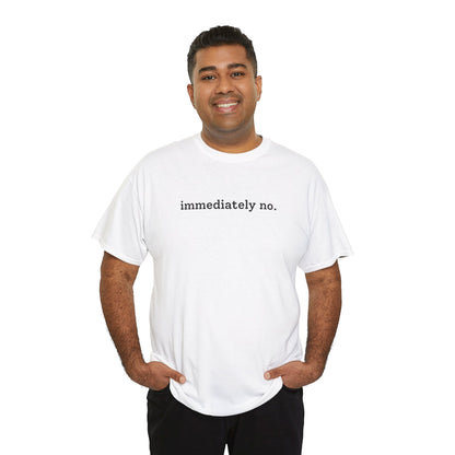 immediately no. Minimalist Statement T‑Shirt