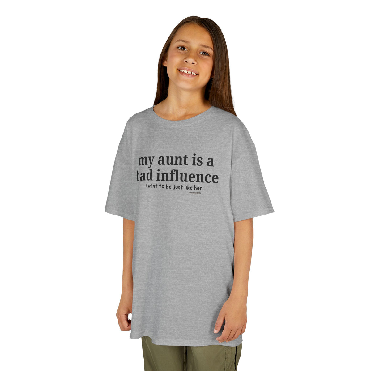 My Aunt Is a Bad Influence - Kids T-shirt