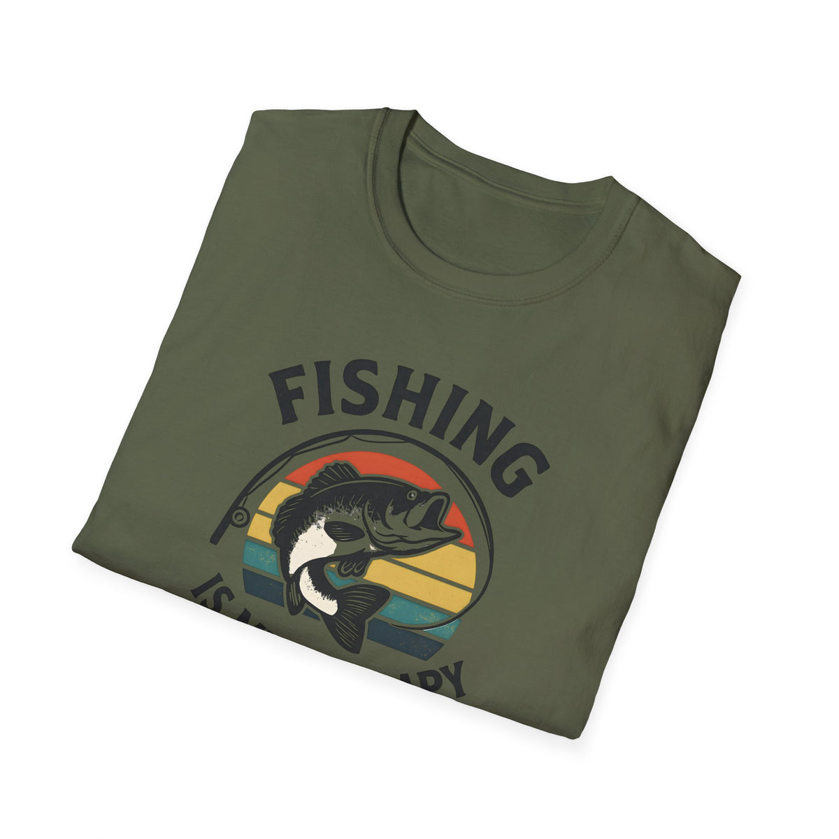 FISHING IS MY THERAPY TEE