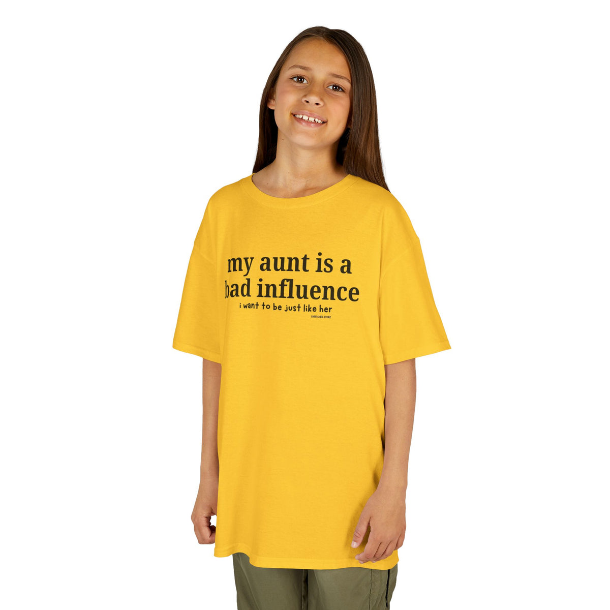 My Aunt Is a Bad Influence - Kids T-shirt