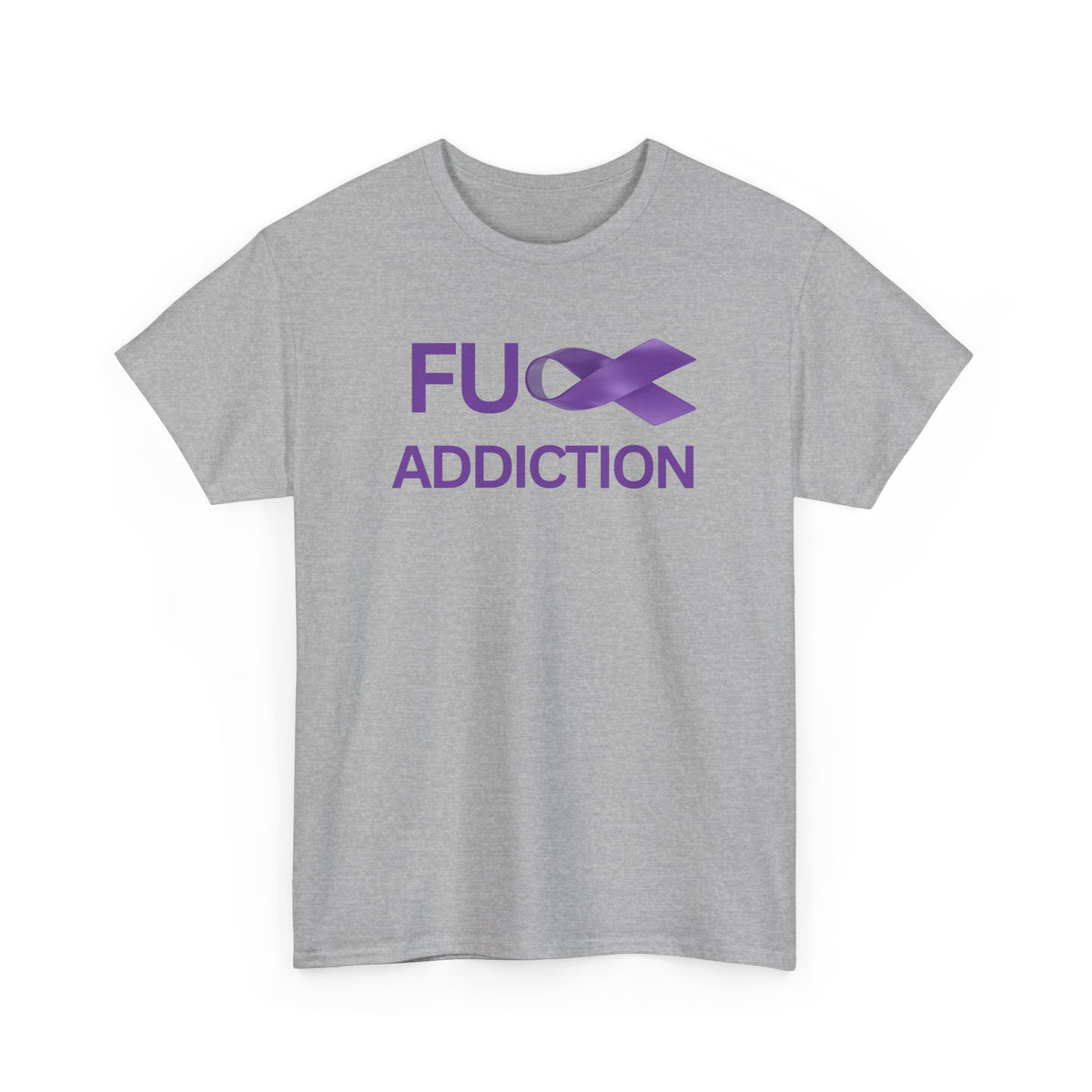 Fu** Addiction — Recovery Ribbon T-shirt
