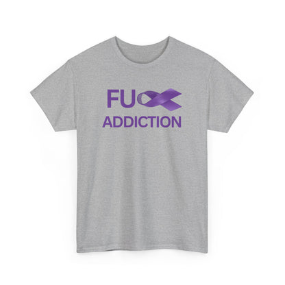 Fu** Addiction — Recovery Ribbon T-shirt