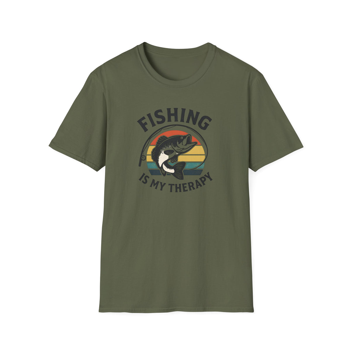 FISHING IS MY THERAPY TEE
