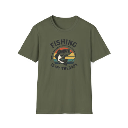 FISHING IS MY THERAPY TEE