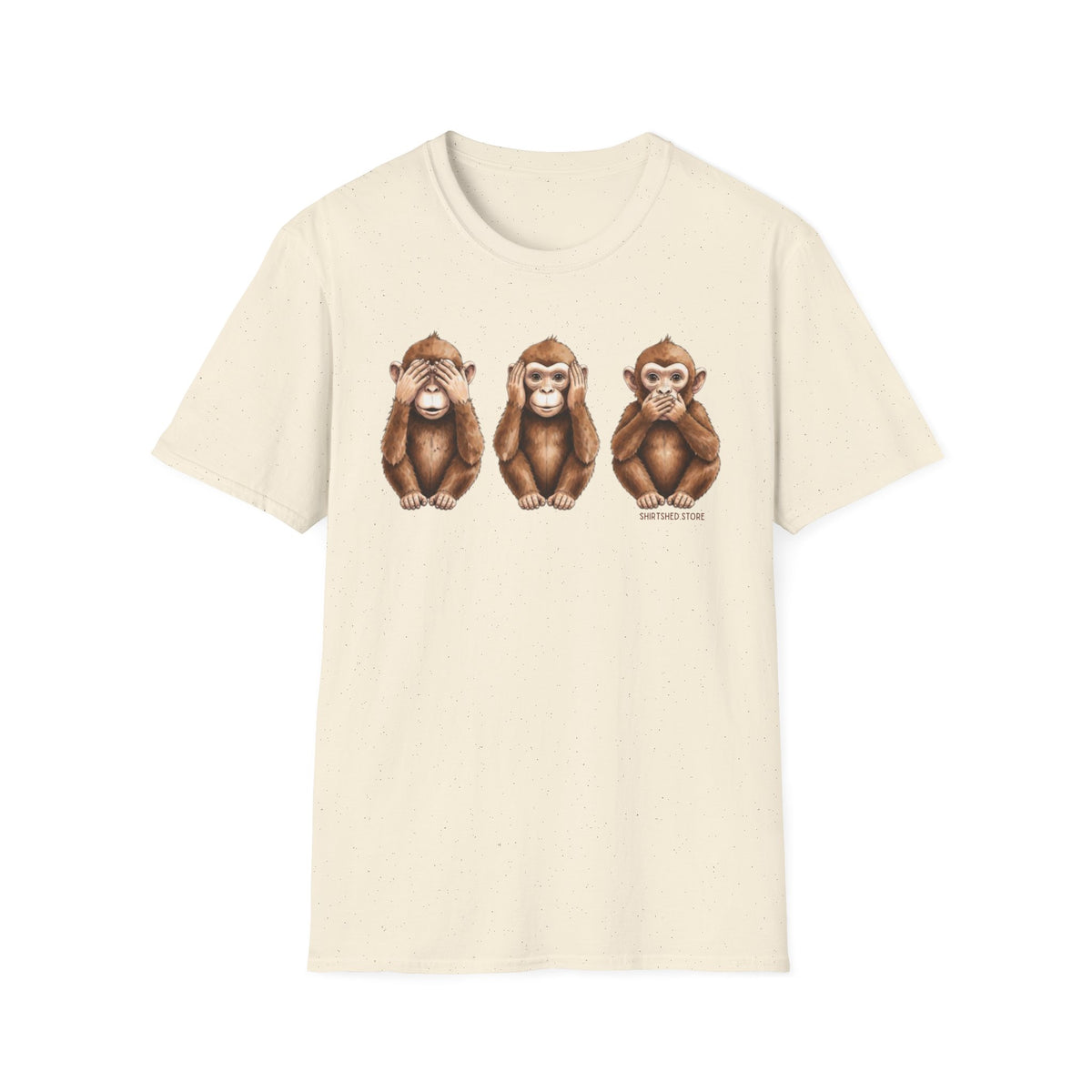 3 Wise Monkeys T-Shirt —
