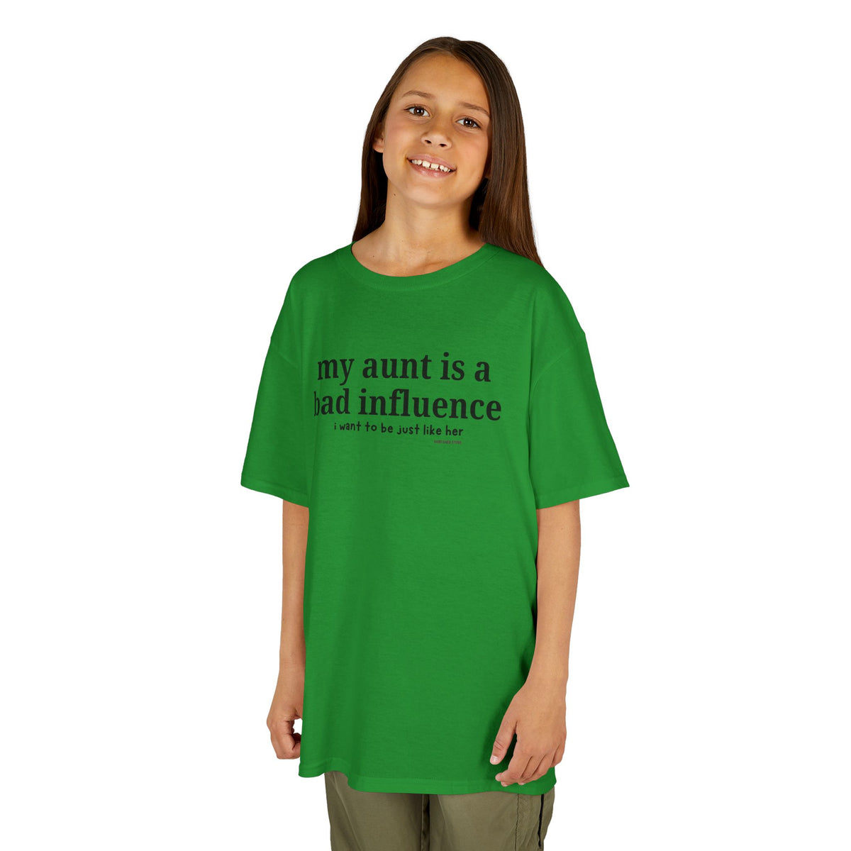 My Aunt Is a Bad Influence - Kids T-shirt