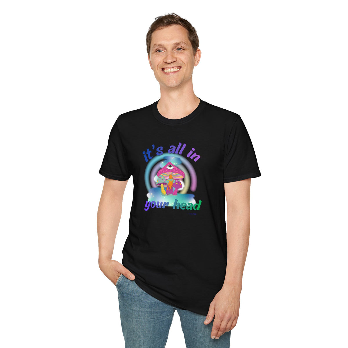 It's All in Your Head Psychedelic Design