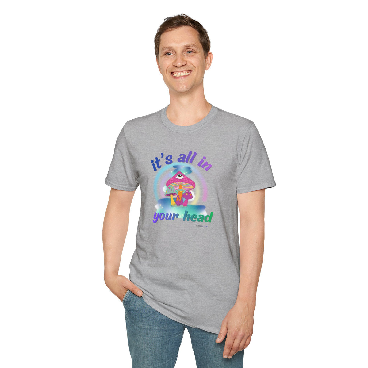 It's All in Your Head Psychedelic Design