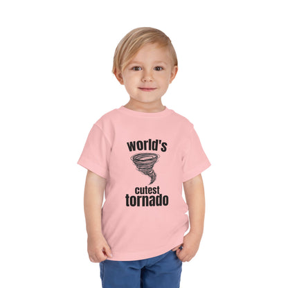 "World's Cutest Tornado" -Toddler Shirt