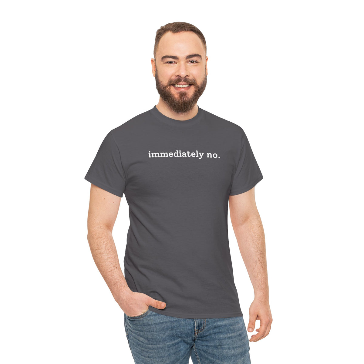 immediately no. T-shirt