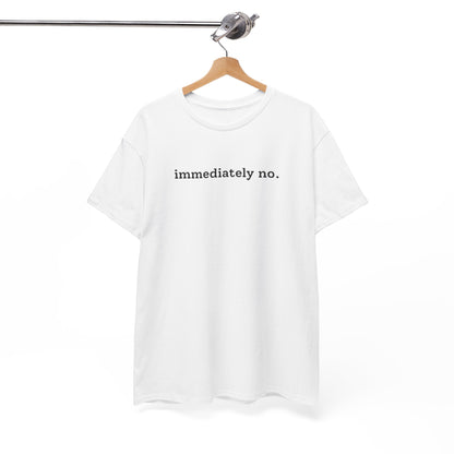 immediately no. Minimalist Statement T‑Shirt