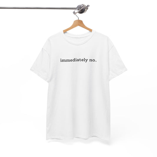 immediately no. Minimalist Statement T‑Shirt