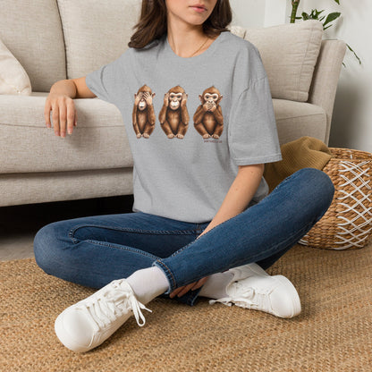 3 Wise Monkeys T-Shirt —