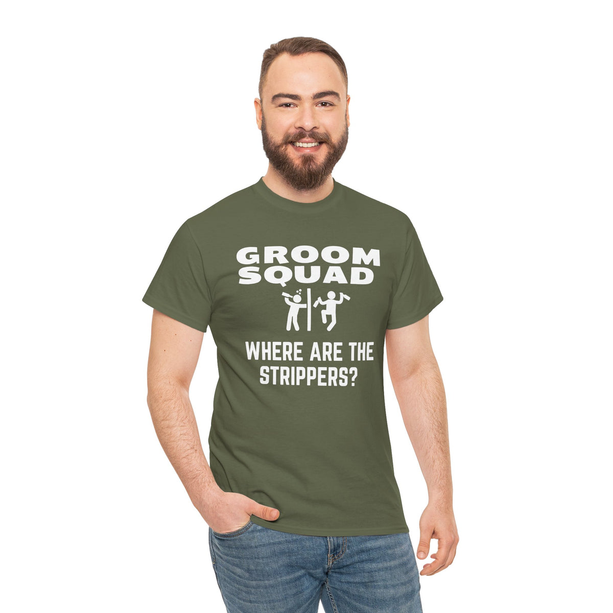 Groom Squad – Where Are the Strippers T-Shirt