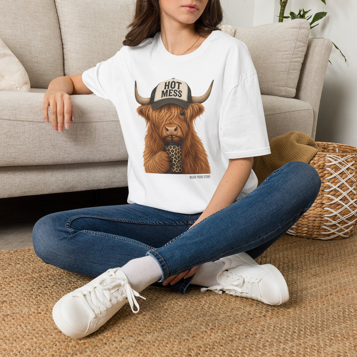 Hot Mess Highland Cow