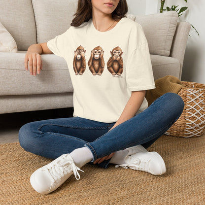 3 Wise Monkeys T-Shirt —