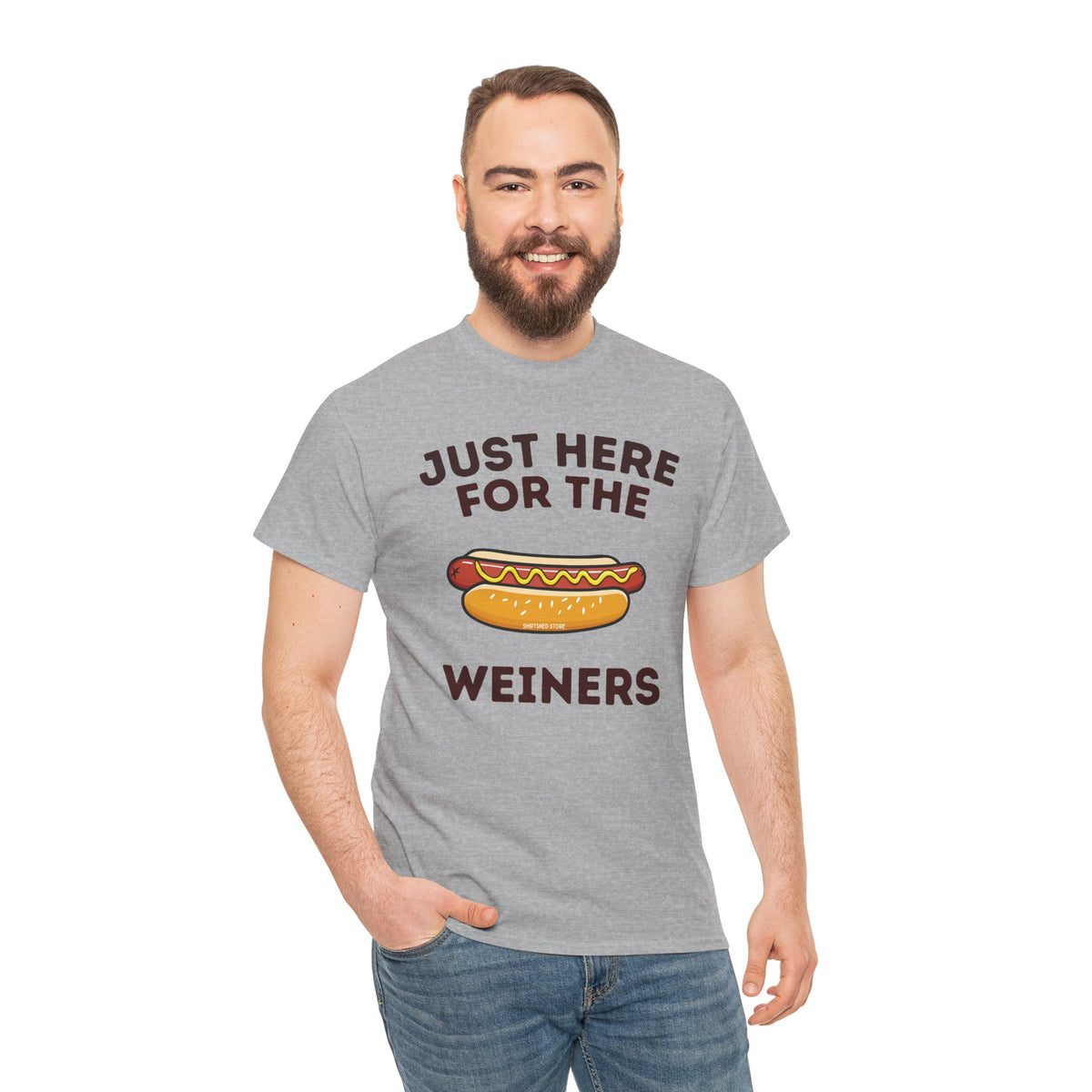 Just Here For The Weiners  T-Shirt