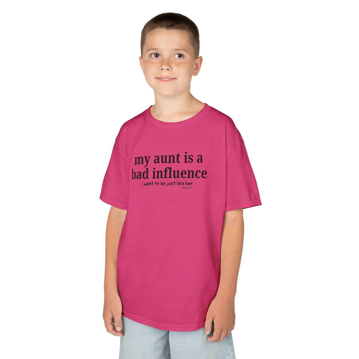 My Aunt Is a Bad Influence - Kids T-shirt