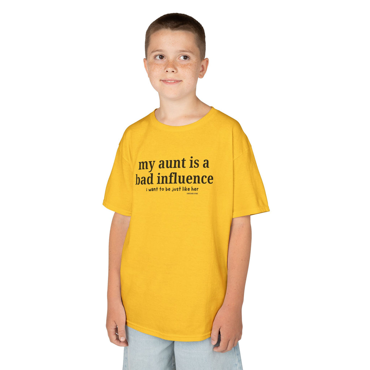 My Aunt Is a Bad Influence - Kids T-shirt