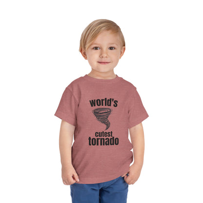 "World's Cutest Tornado" -Toddler Shirt