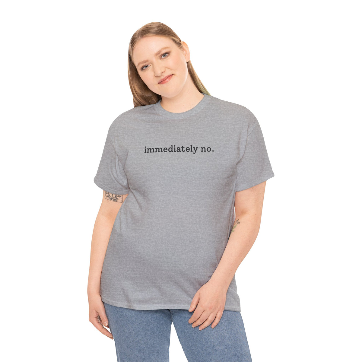 immediately no. Minimalist Statement T‑Shirt