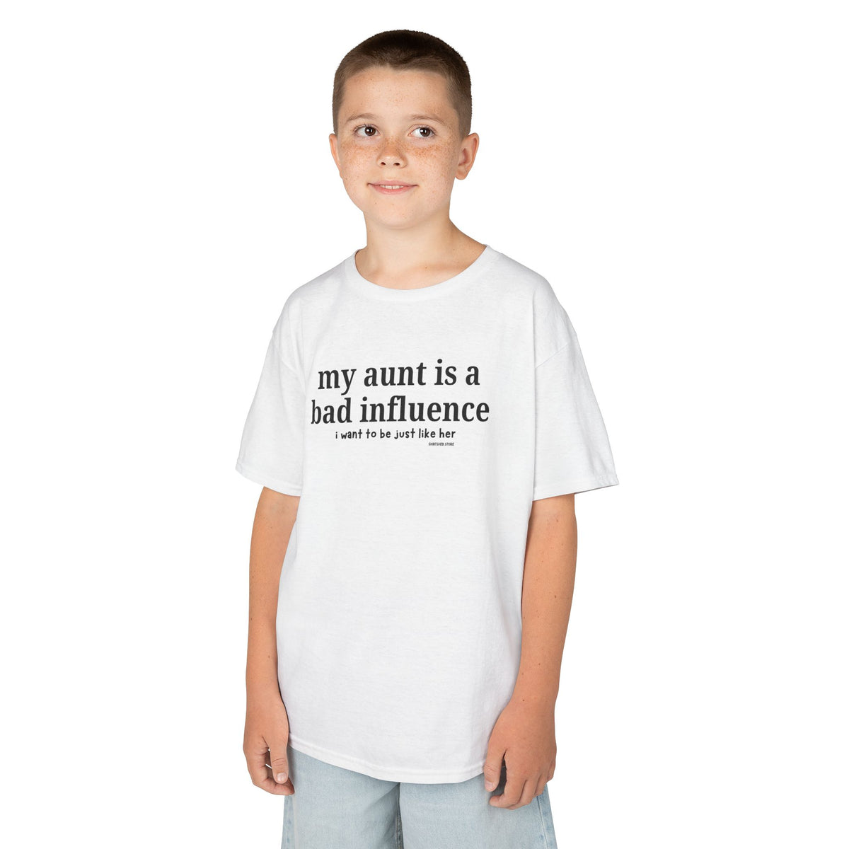 My Aunt Is a Bad Influence - Kids T-shirt