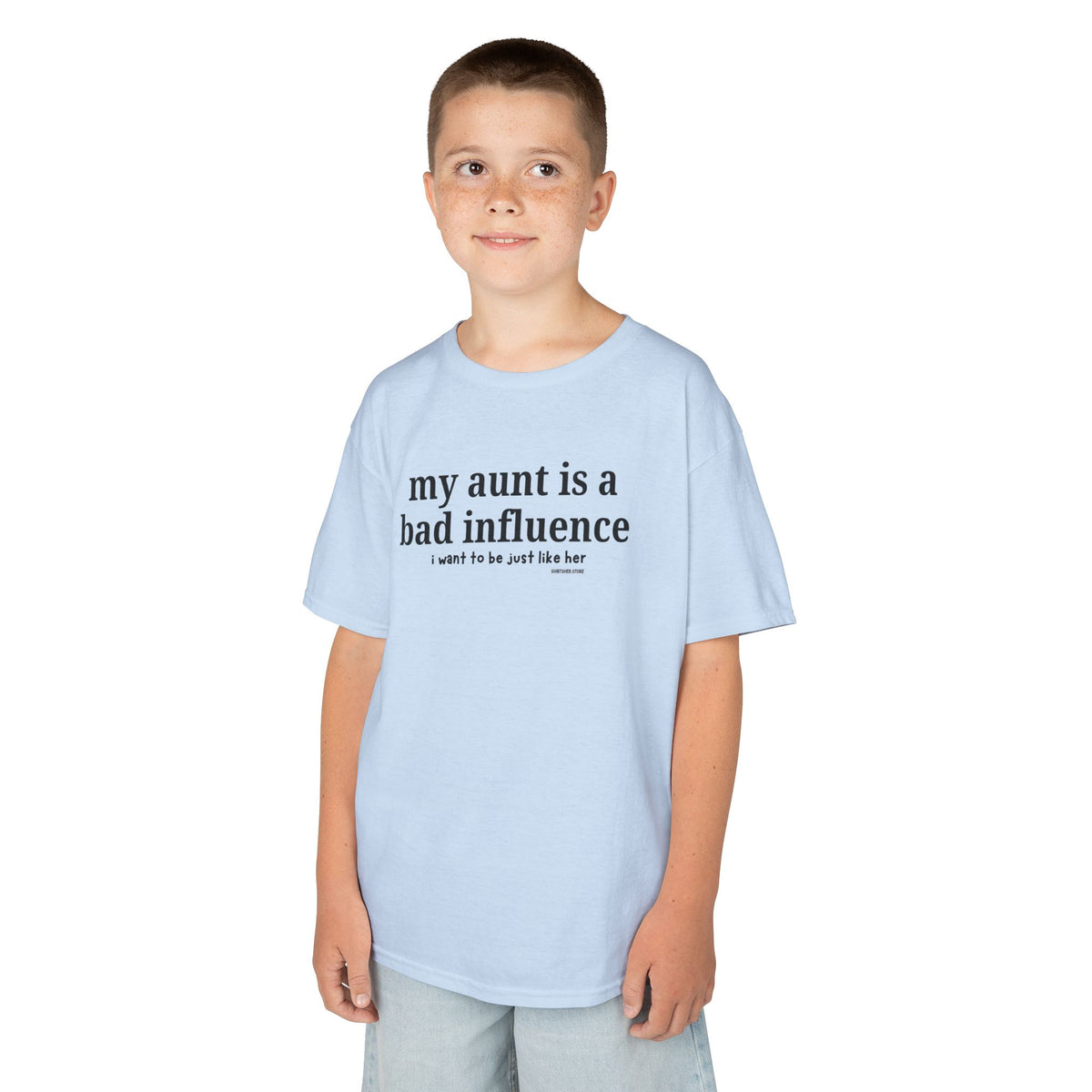 My Aunt Is a Bad Influence - Kids T-shirt