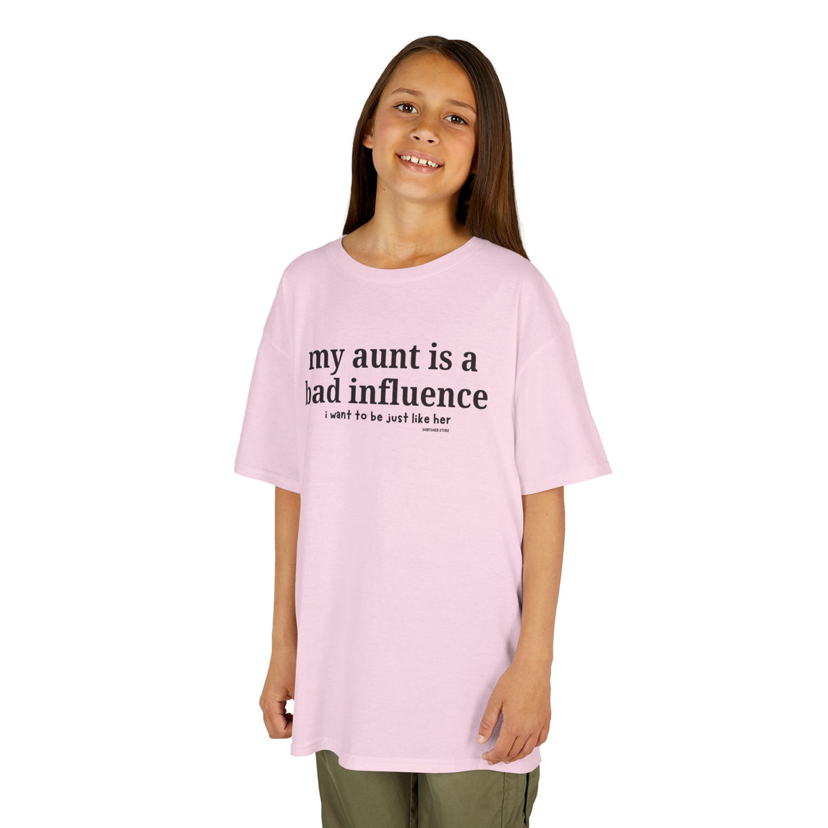 My Aunt Is a Bad Influence - Kids T-shirt