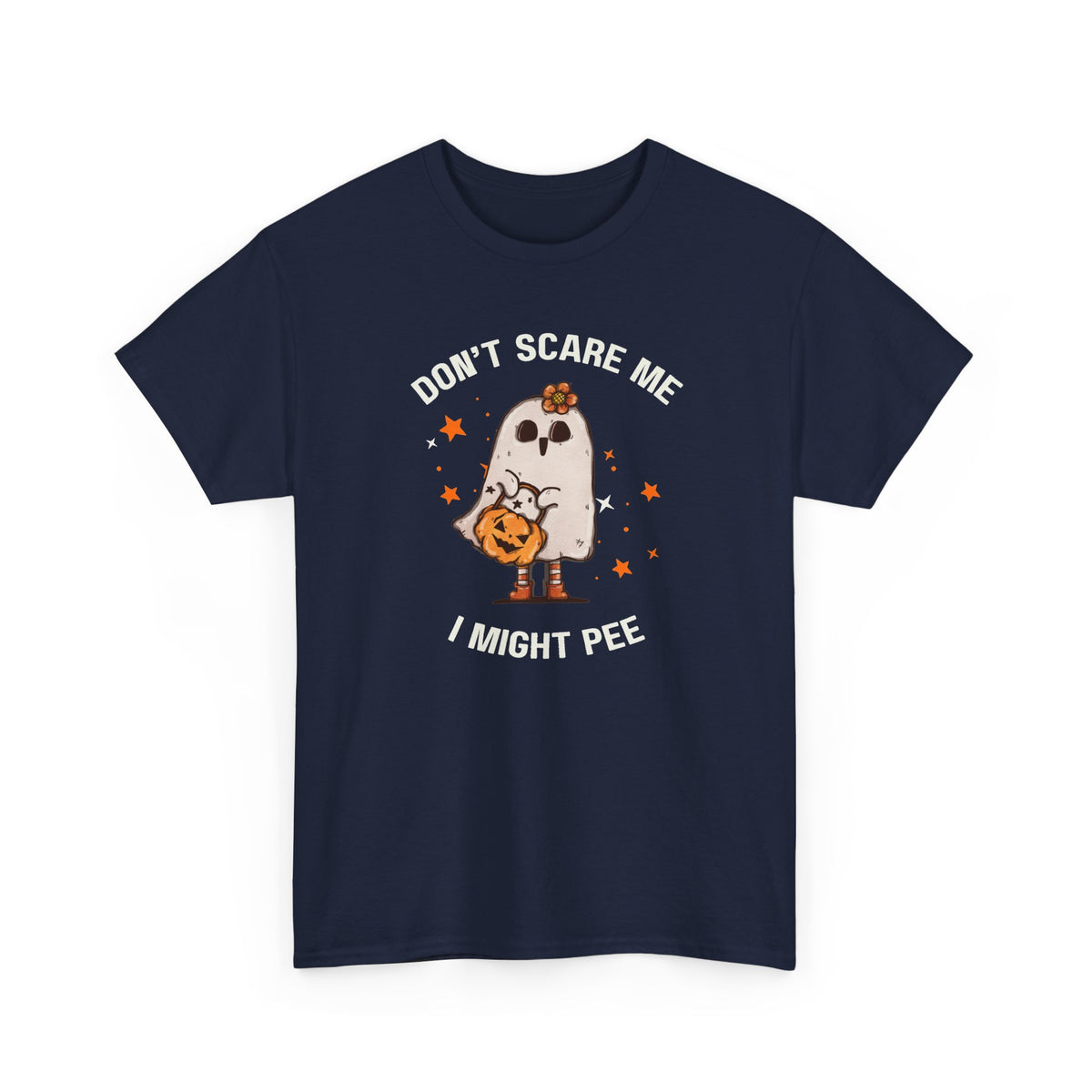"Don't Scare Me I Might Pee" Halloween T-shirt