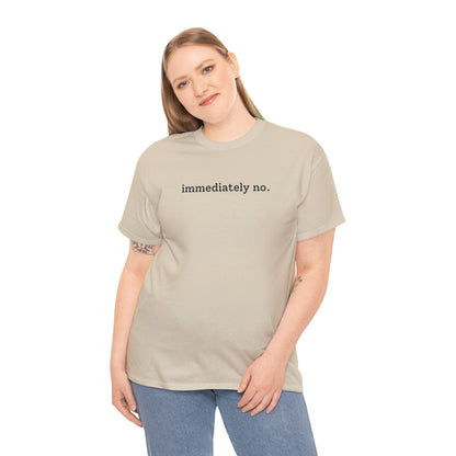immediately no. Minimalist Statement T‑Shirt