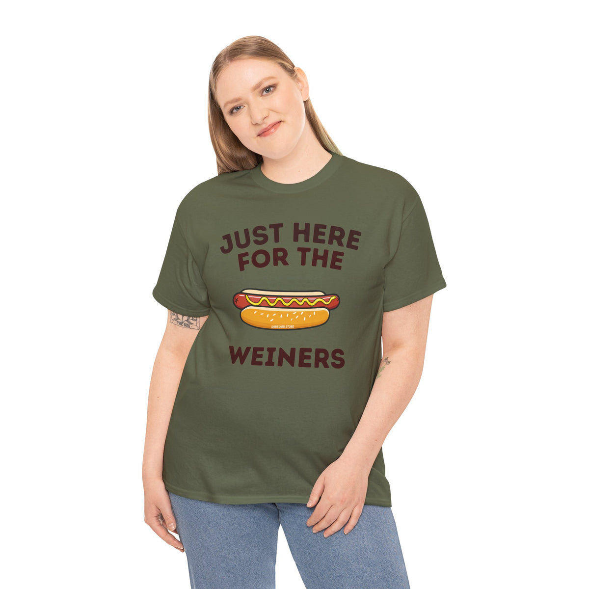Just Here For The Weiners  T-Shirt