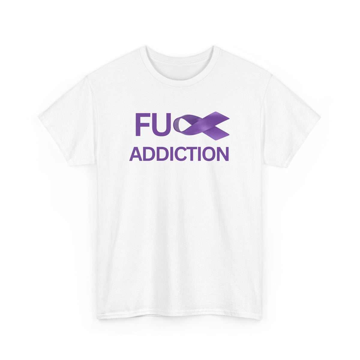 Fu** Addiction — Recovery Ribbon T-shirt